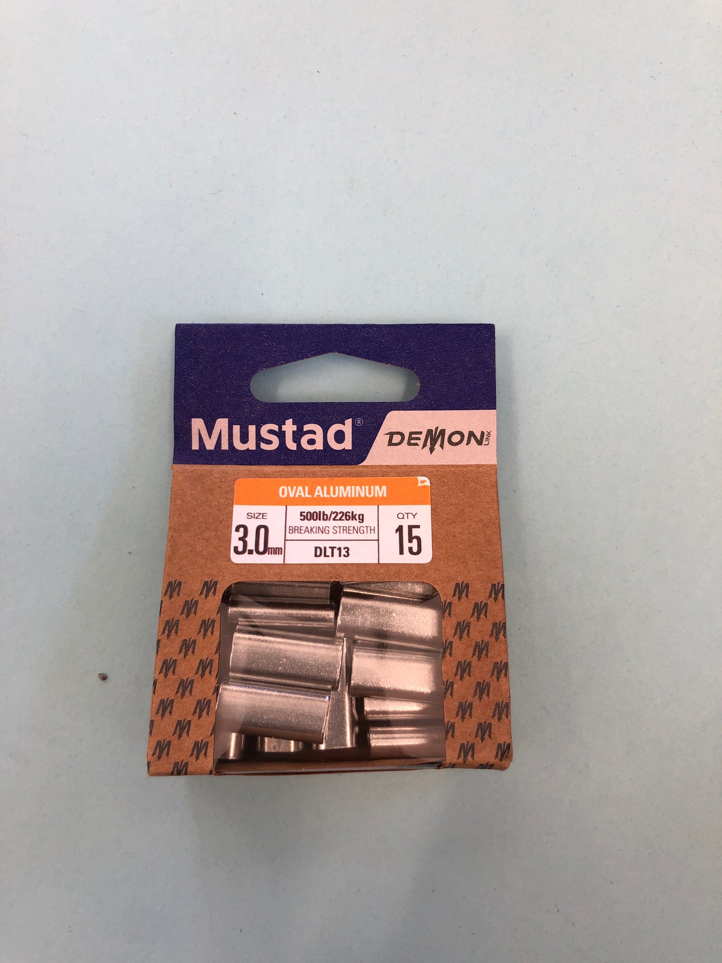 Mustad Demon DLT13 Oval Aluminium Sleeve