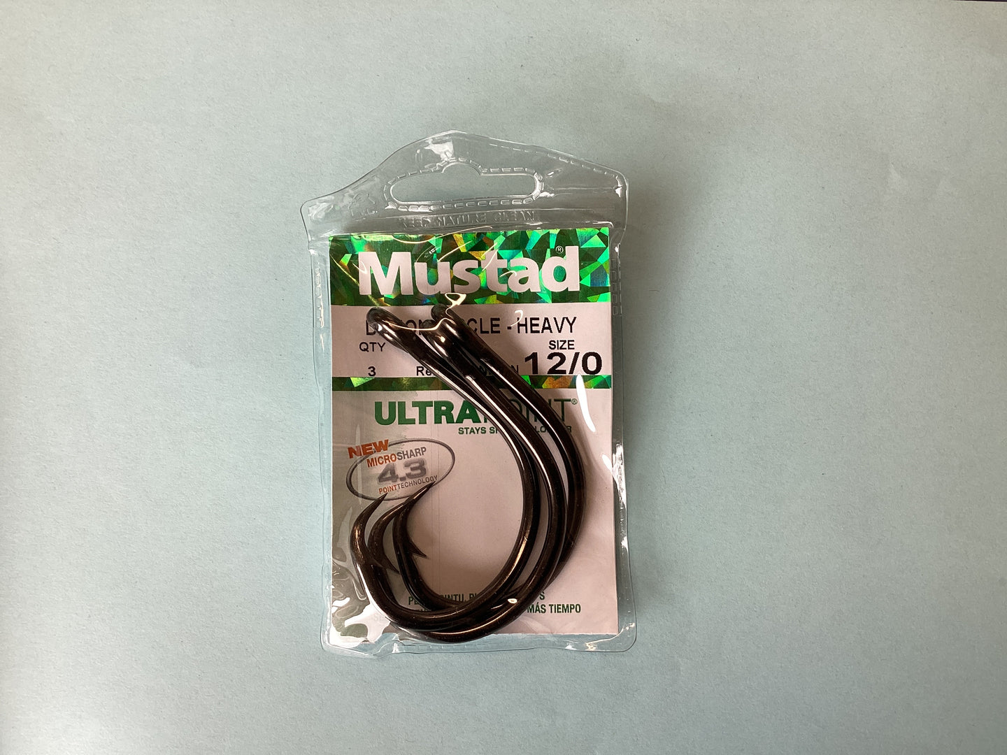 Mustad Ultrapoint Demon Circle HD Hooks 12/0 (39950NP-BN)