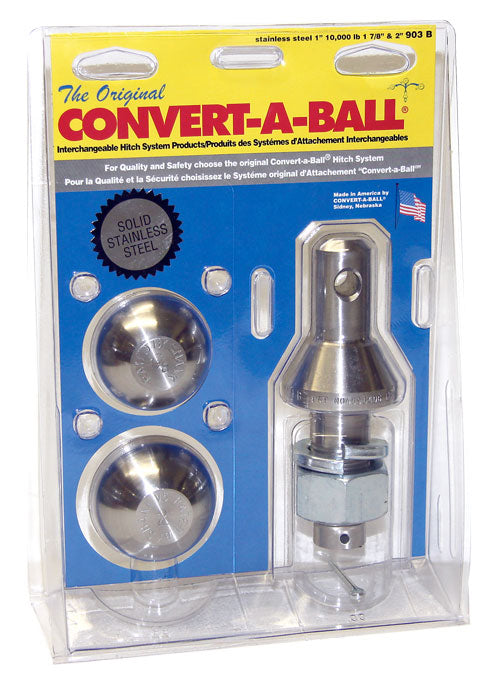 The Original Convert-A-Ball 1” 2 Ball Stainless Steel