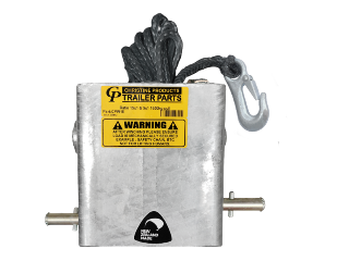 15:1 Winch and Rope - 1650kg 2 Handles