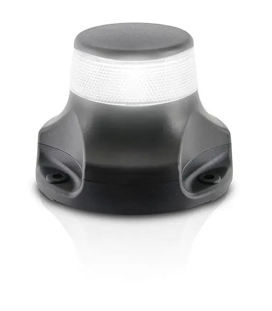 Hella Marine 2 Nautical Mile Naviled 360 Pro All Found White Light with Black Base