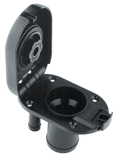 Perko 1319 Vented Fuel/Gas Fill for 1 1/2inch Hose - Straight Neck