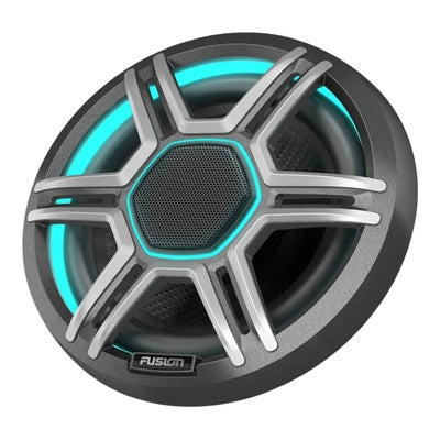 Fusion Apollo™ Speakers 6.5" LED Marine Speakers with Sports Grey Grilles