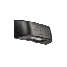 Licence Plate Lamp With Black Housing