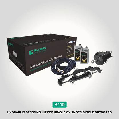 Hydraulic Steering kit for Single Outboard upto 115 HP