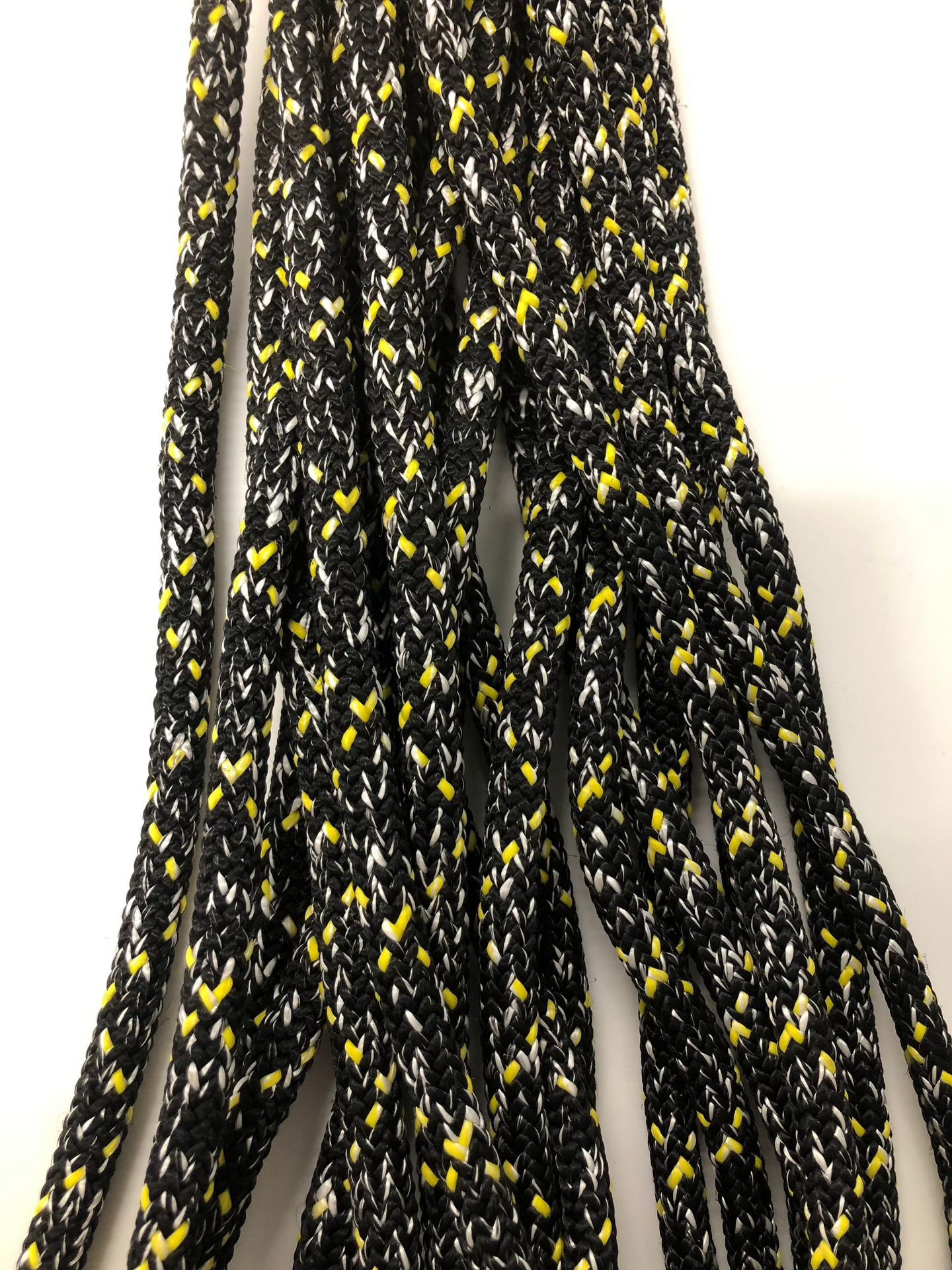 10mm Poly-Pro Performance Floating Yachting Rope - Yellow/Black Fleck