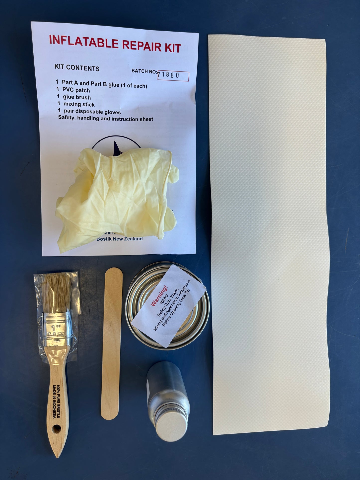 Inflatable Boat Repair Kit - PVC (RBDPVC)