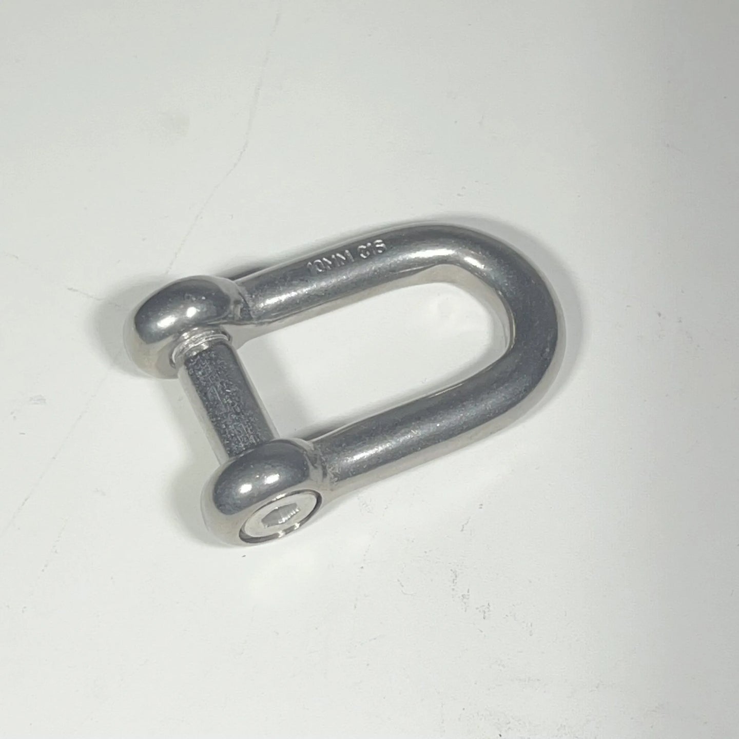 8mm 316 Stainless Steel Countersunk Pin Dee Shackle