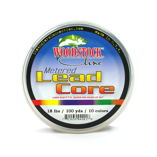 Woodstock Lead Core Line 18lb 100yd Clam