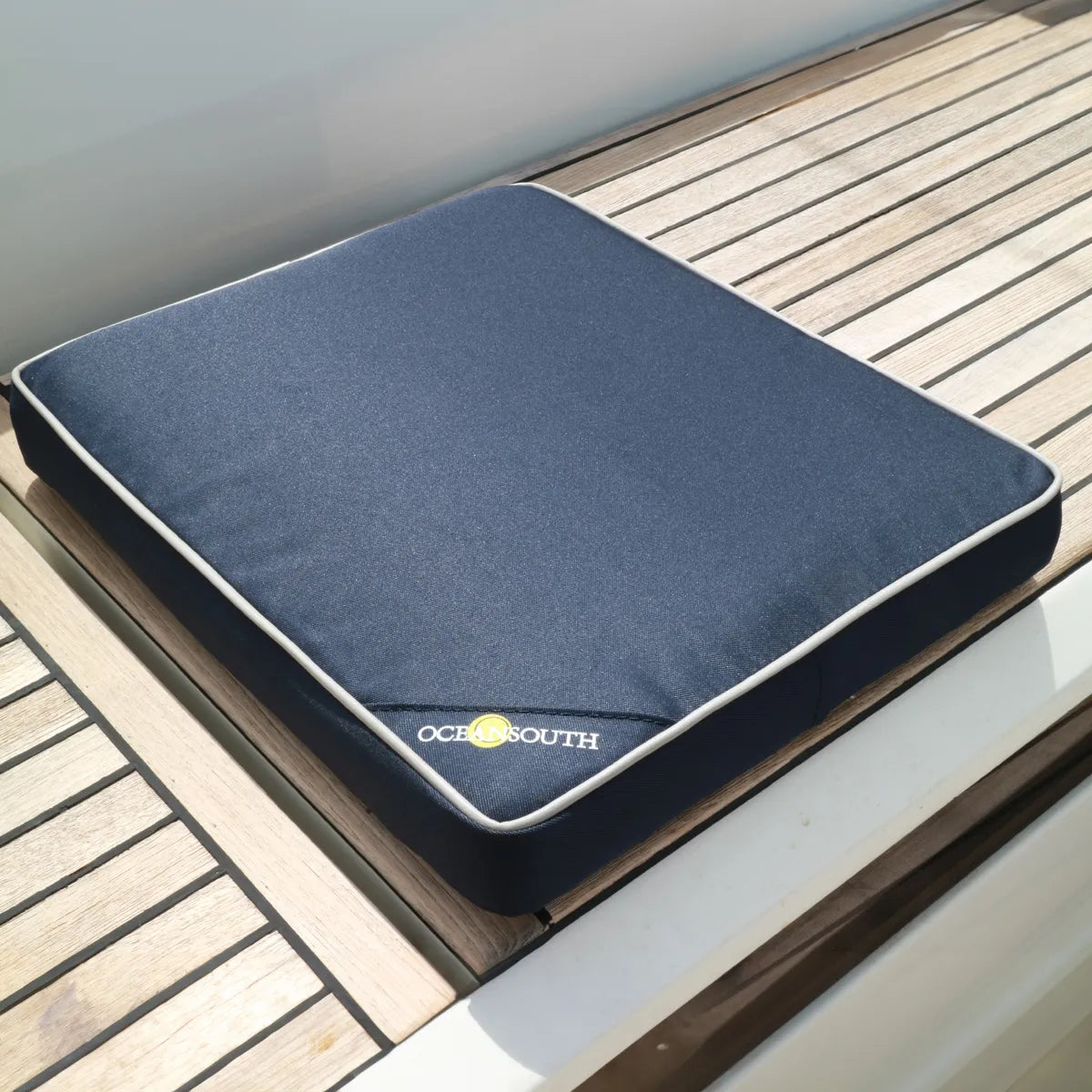 Oceansouth Polyester Fabric Boat Bench Cushion 450 x 350mm