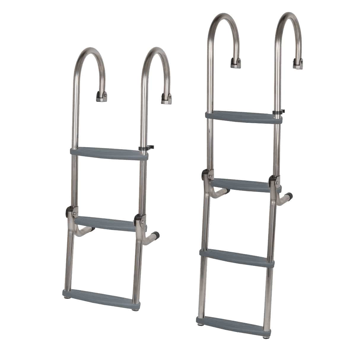 OceanSouth Gunwale Stainless Steel Folding Ladders