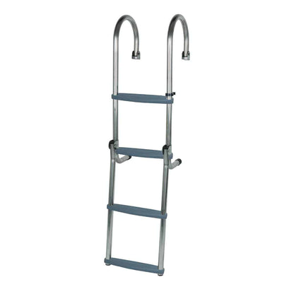 OceanSouth Gunwale Stainless Steel Folding Ladders