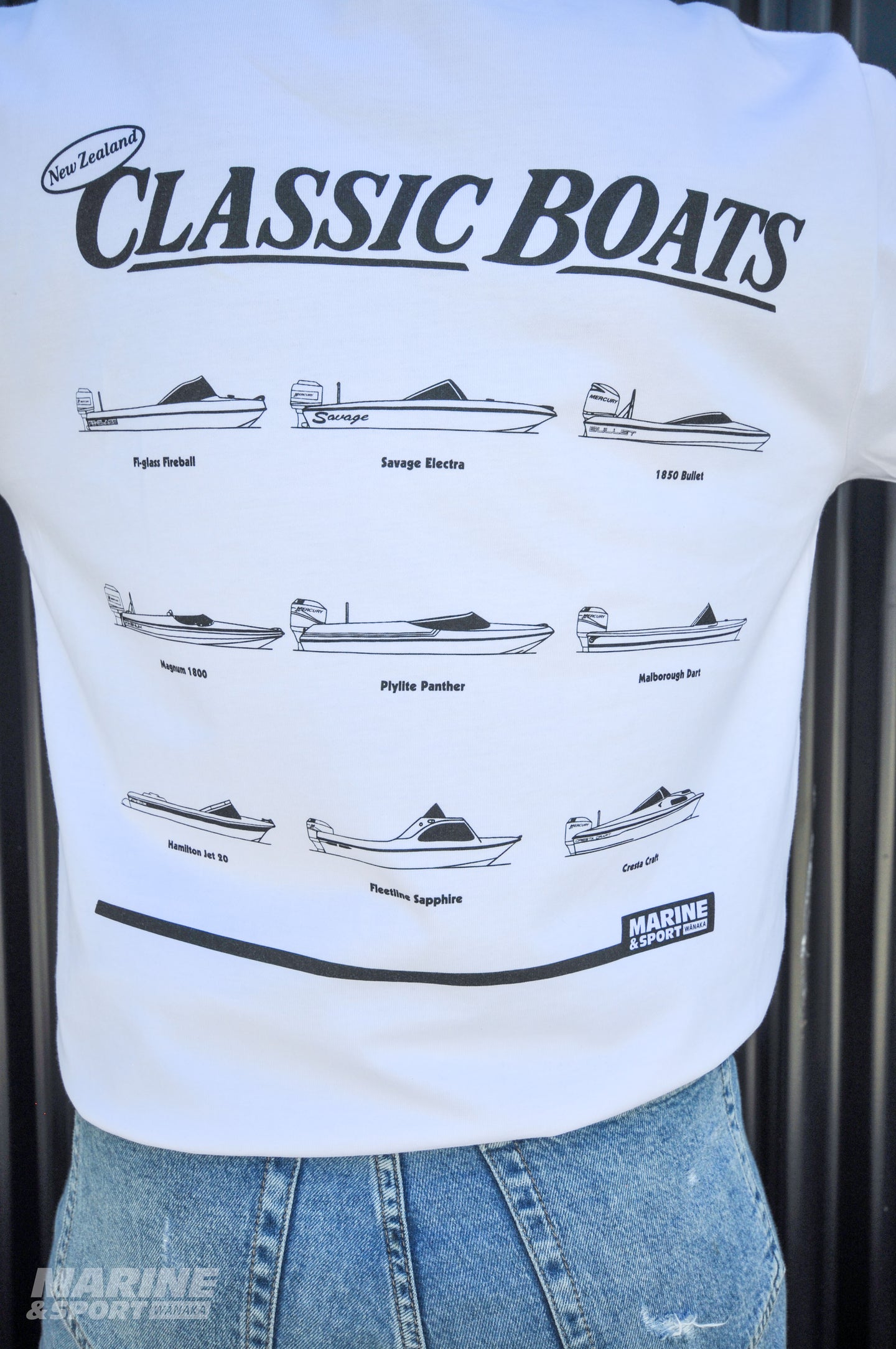 Nostalgia Classic NZ Boats T Shirt - Men's Classic Regular Fit