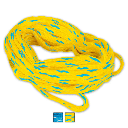 O'Brien 4-Person Tube Rope - Aqua / White