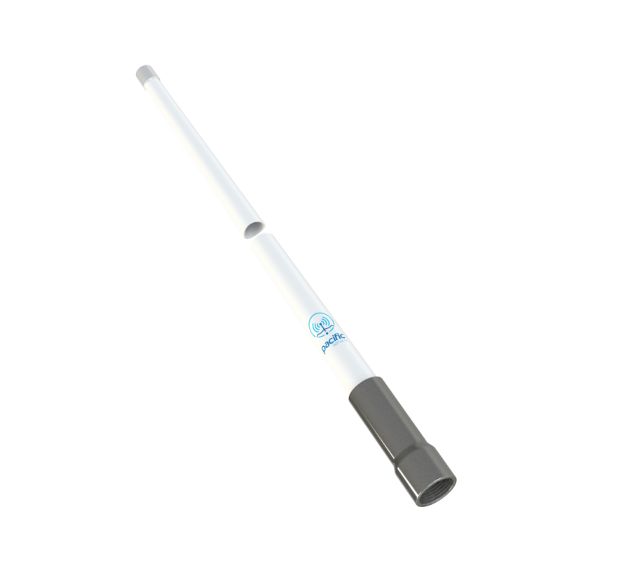 Pacific Aerials P6121 1.8M VHF Long Reach Pro Antenna White