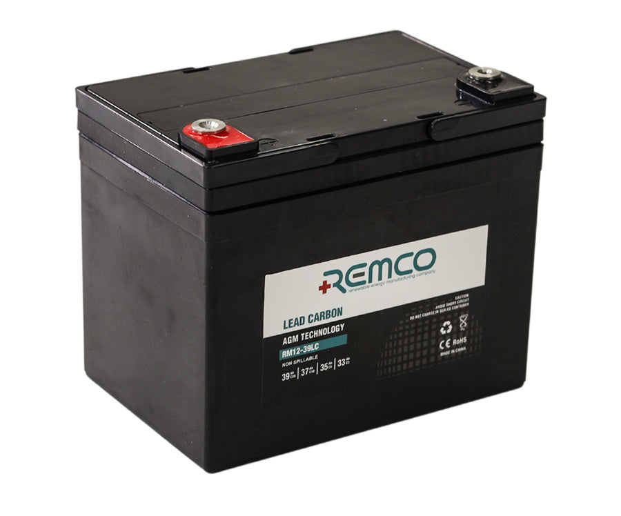 Remco Lead Carbon Deep Cycle Battery RM12-39LC