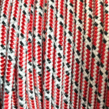 Dyneema Double Braid 5mm - Red Fleck