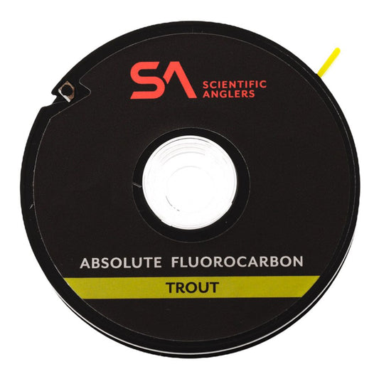 SA Absolute Flurocarbon Trout Tippet 4X 6.7LB 30m