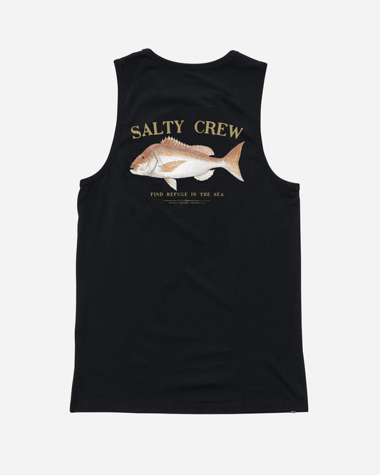 Salty Crew Snapper Regular Tank in Black