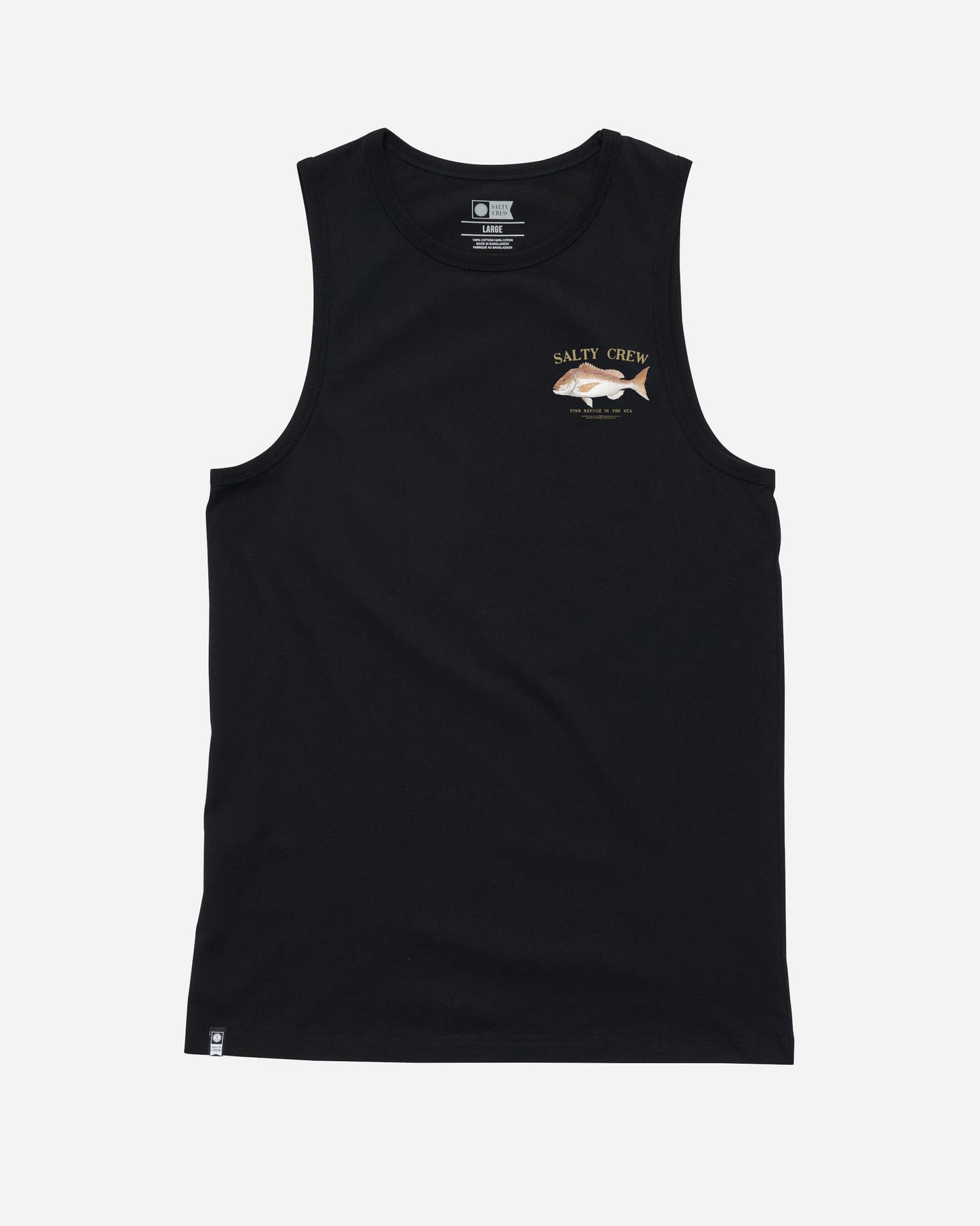 Salty Crew Snapper Regular Tank in Black
