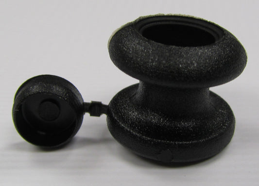 Bungy Button & Cap Black