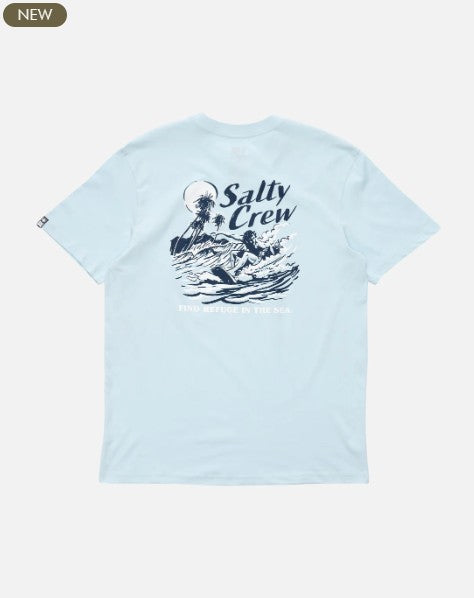 Salty Crew Surf Camp Toddler Premium Short Sleeve Tee - Blue Fog