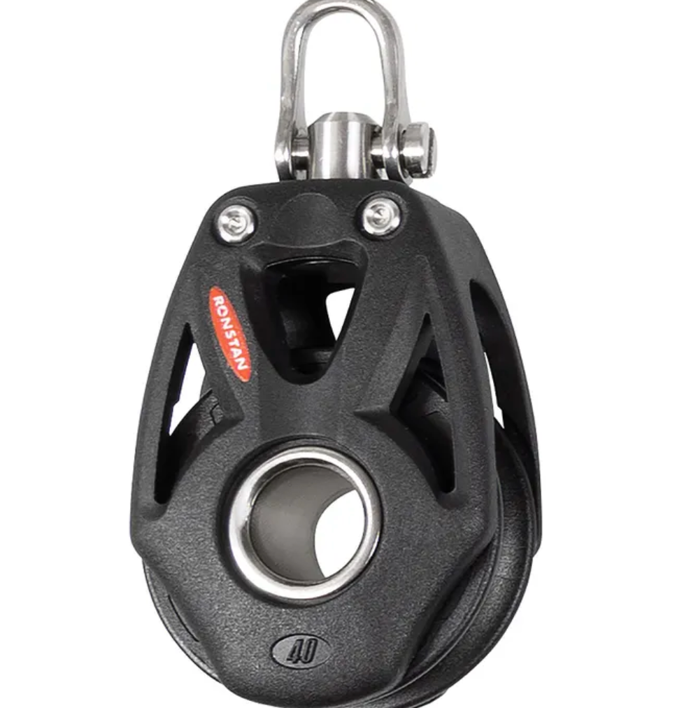 Ronstan S40 RTA Orbit Blocks Single - Swivel & Link