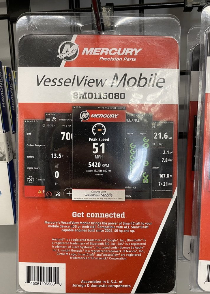 Mercury VesselView Mobile Kit