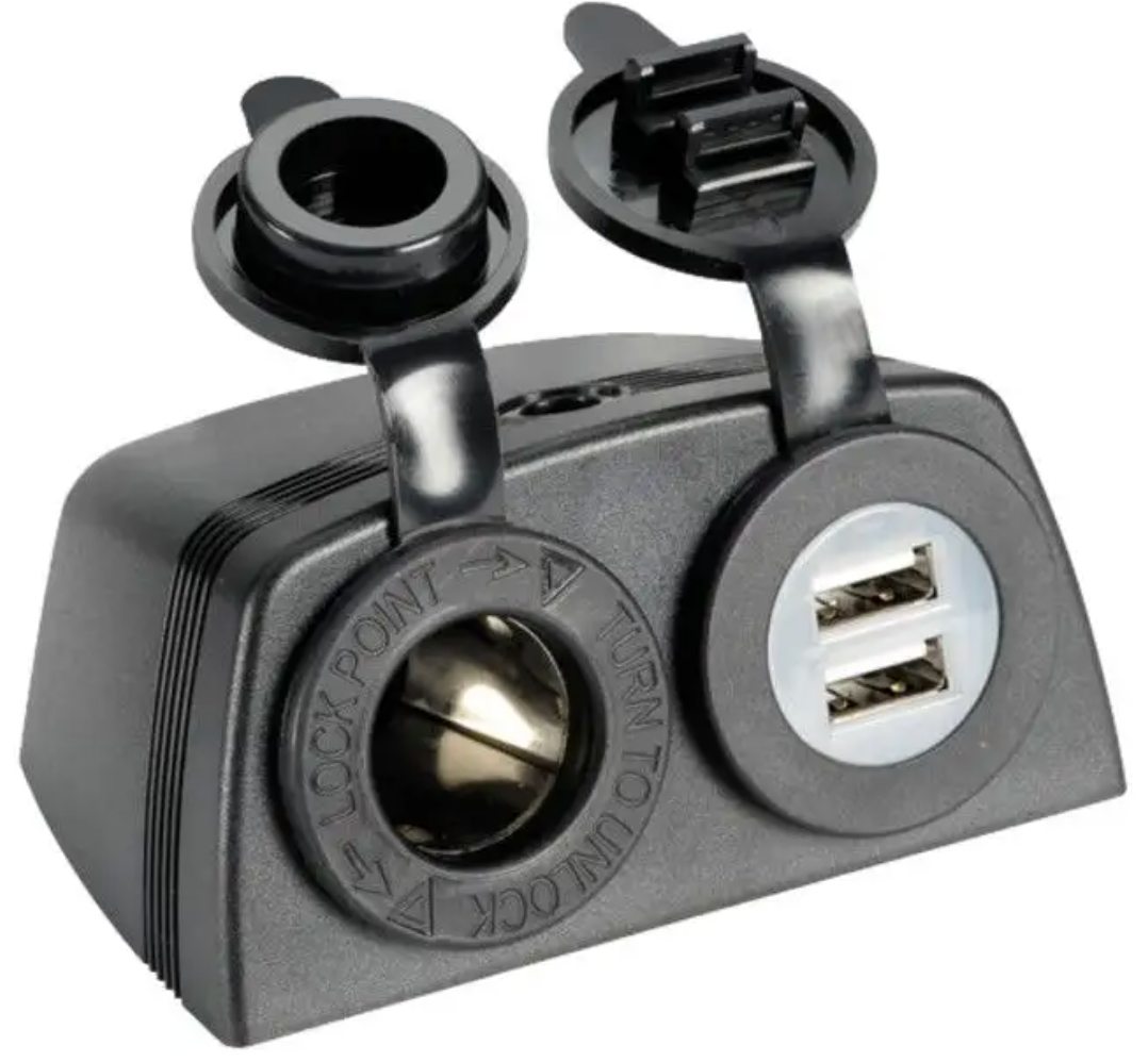 Tenob-Cigarette Socket/Female DoubleUSB Socket SP24