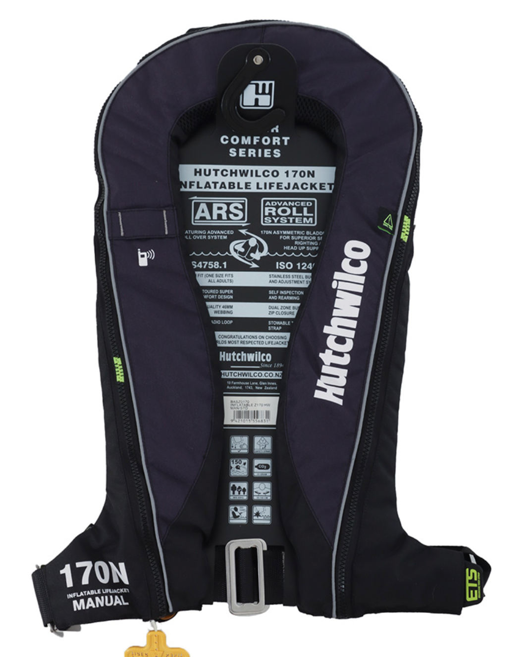 Hutchwilco Classic Manual 170N Series Inflatable Life Jacket