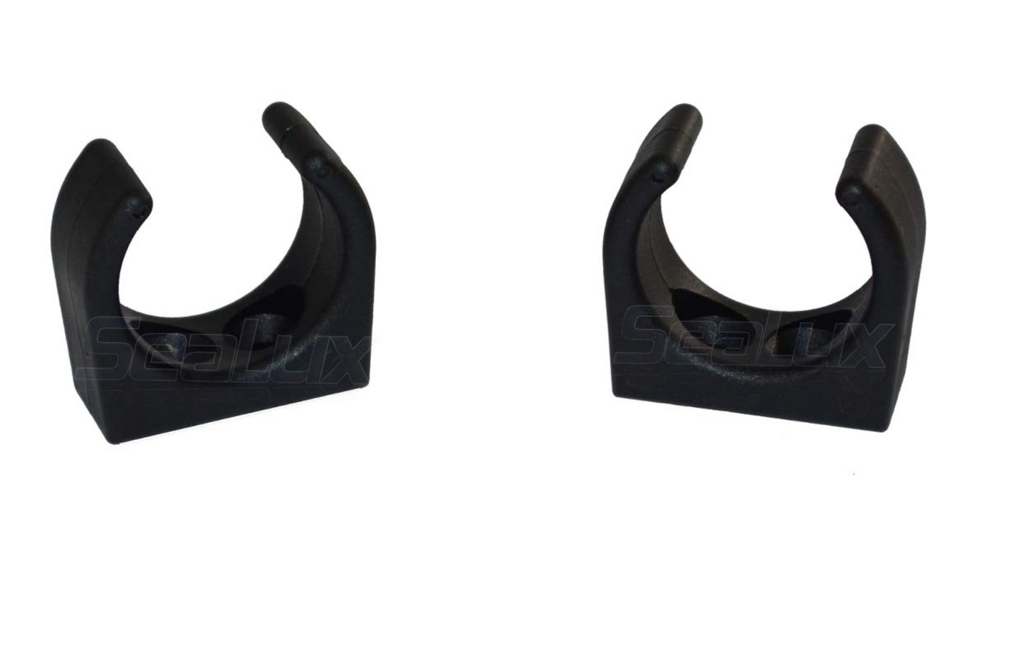 Ladder Clips ½” black single screw