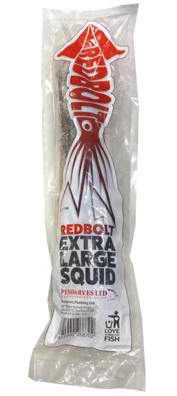 Bait - Red Bolt Extra Large Squid