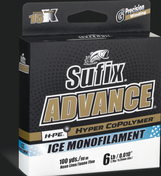 Sufix Advance Hyper CoPolymer Monofilament 300M Clear