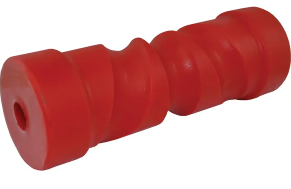 Boat Roller - Red Self-Centering