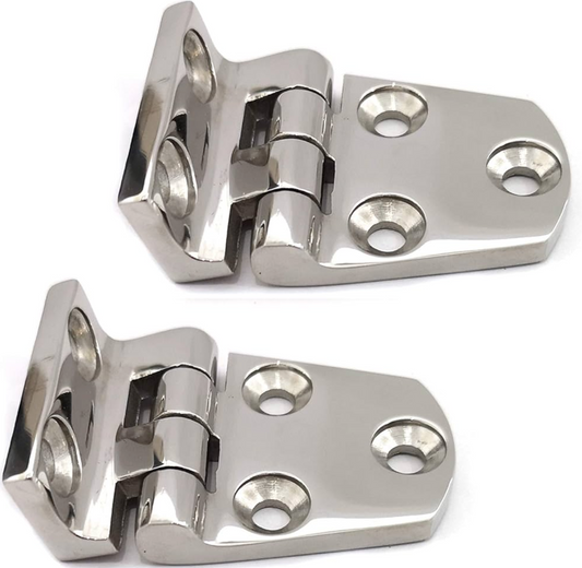 Hinge pair s/s - 2/3 screws