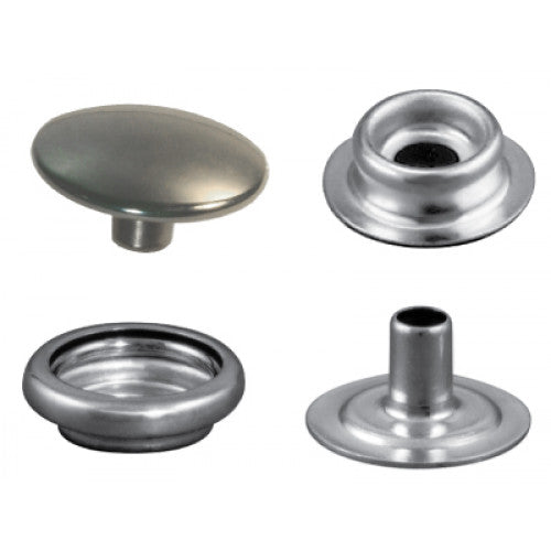 Snap Fastener Cap Stainless 316 - 4.76mm