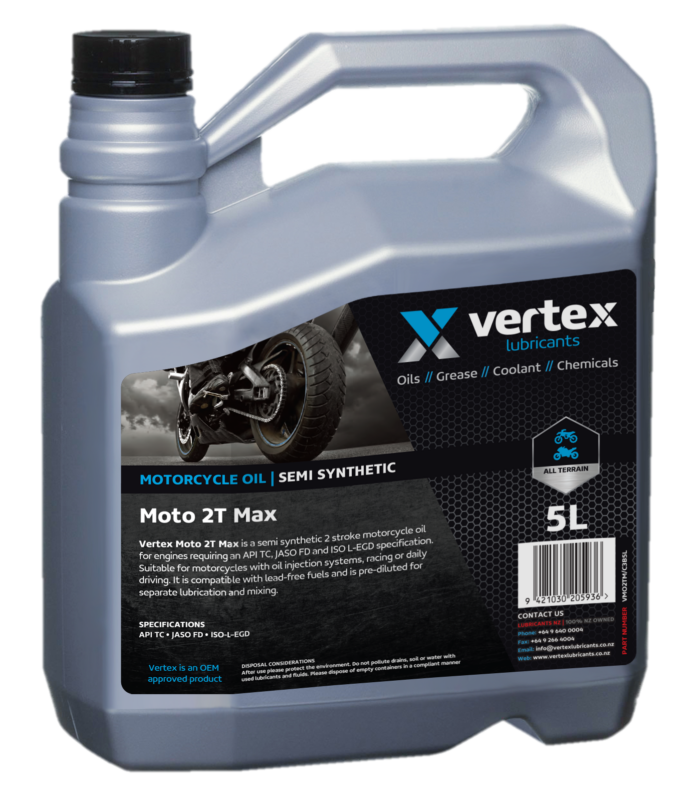 Vertex Moto 2T 10W-40 5L Max