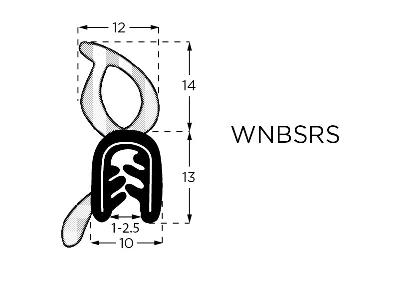 Boot Seal Trim Black