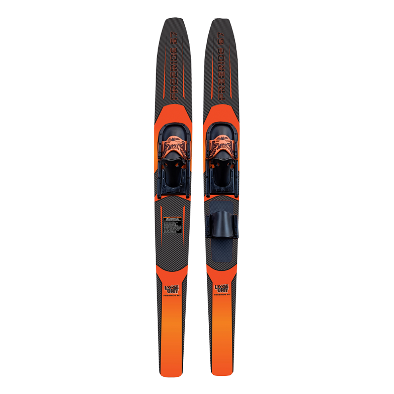 Loose Unit Free Ride Combo Water Skis (Adult 67″)