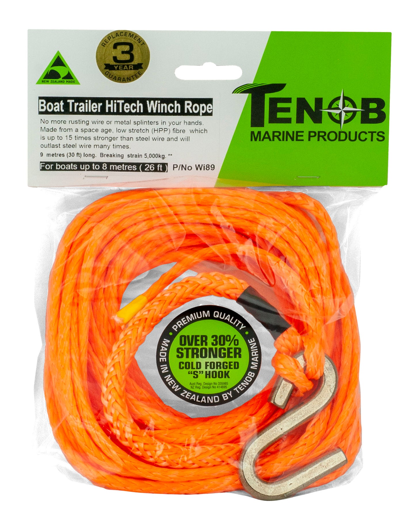 Boat Trailer HiTech Winch Rope