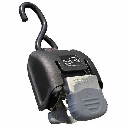 IMMI BoatBuckle Stainless Steel Retractable Transom 2"x43" Tie-Down Pair