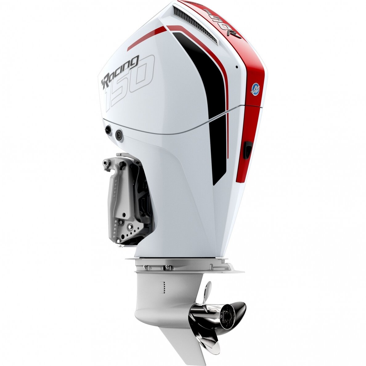 Mercury 150R (Racing) L 20" Shaft Outboard Engine Only - Cold Fusion White