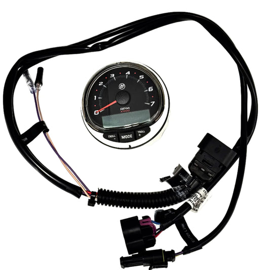 Mercury Smartcraft Tachometer Kit 7000 RPM SC1000 - Black Bezel