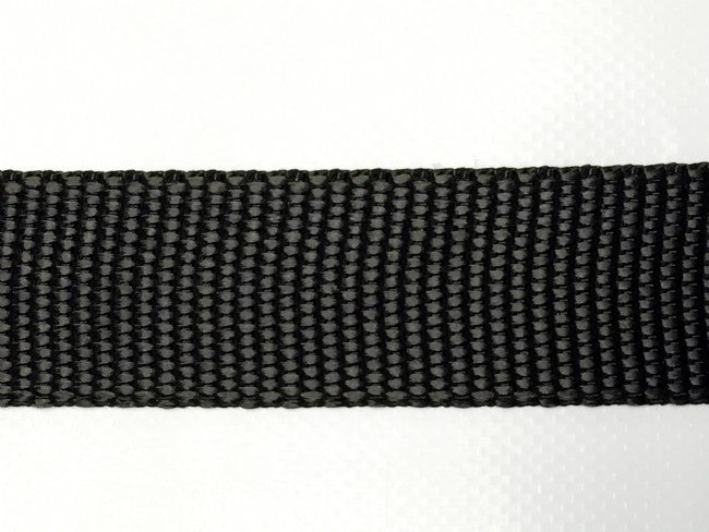 Polyester Webbing x 25mm Black