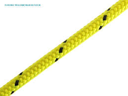 Dyneema Double Braid 4mm - Yellow / Black Fleck