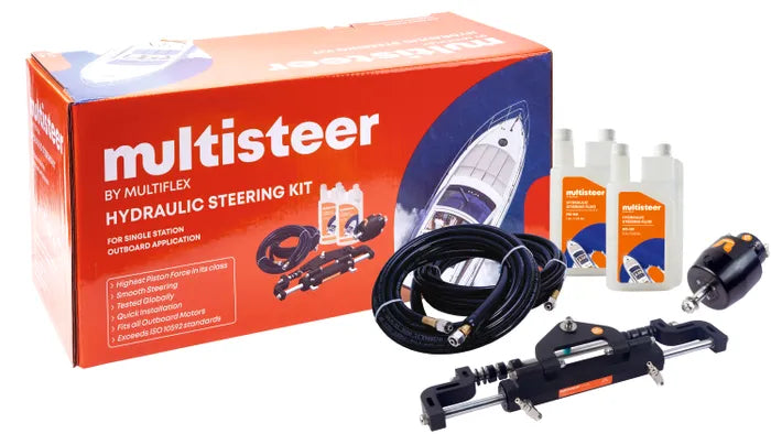 MULTIFLEX 250 Hydraulic Steering  Kit with CR Hoses