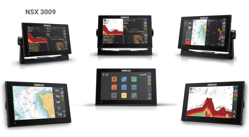 Simrad NSX 3009 with Active Imaging 3-in-1 transducer and C-Map Charts