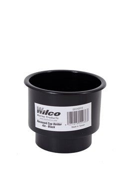 Wilco Double Recessed Drink Holder Black