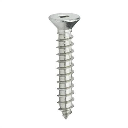 6G x 20mm Stainless Steel Square Drive (Robertson) Self-Tapping Screw
