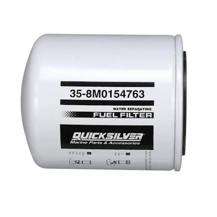Quicksilver 8M0154763 Water Separating Fuel Filter for Select Johnson and Evinrude 250/300hp Outboards